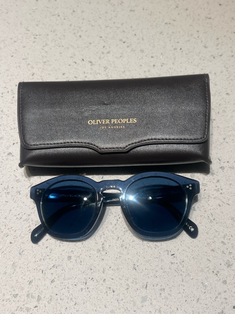 Oliver peoples blue boudreau LA sunglasses